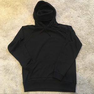 ARSNL Black Hoodie w/ Built in Turtleneck Medium